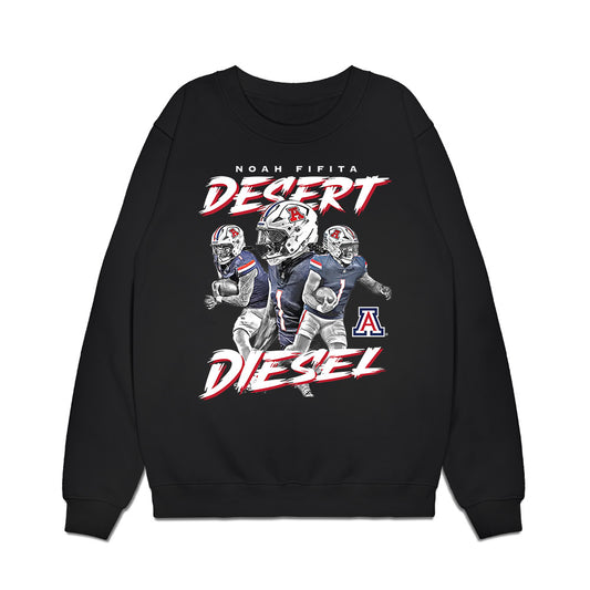 Arizona - NCAA Football : Noah Fifita - Individual Collage Premium Crewneck Sweatshirt-0