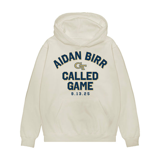 Georgia Tech - NCAA Football : Aidan Birr - CALLED GAME Premium Hooded Sweatshirt-0