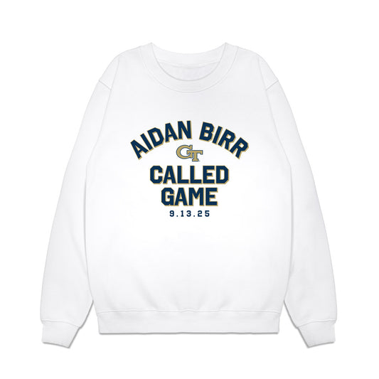 Georgia Tech - NCAA Football : Aidan Birr - CALLED GAME Premium Crewneck Sweatshirt-0