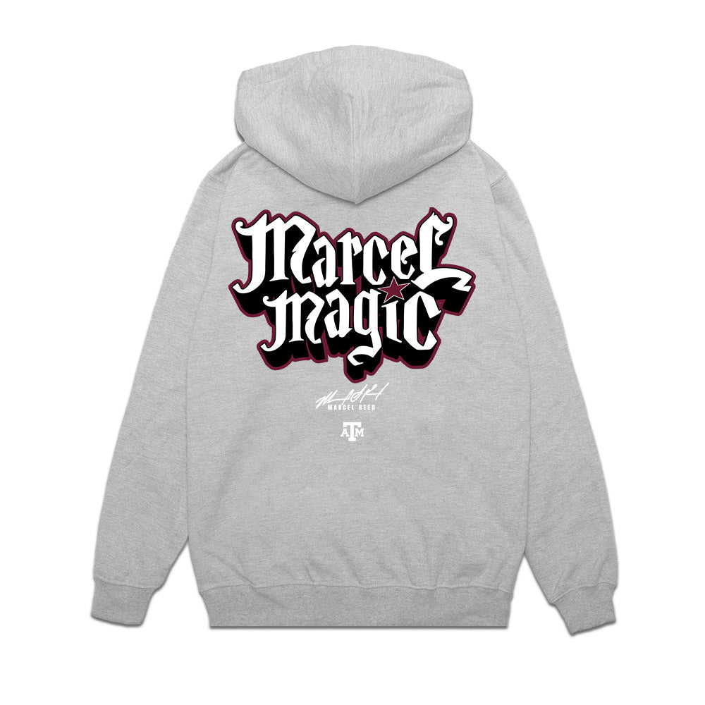 Texas A&M - NCAA Football : Marcel Reed - Marcel Magic Premium Hooded Sweatshirt-1