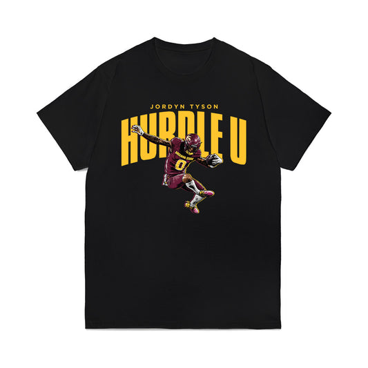 Arizona State - NCAA Football : Jordyn Tyson - Hurdle U Comfort Colors T-Shirt-0
