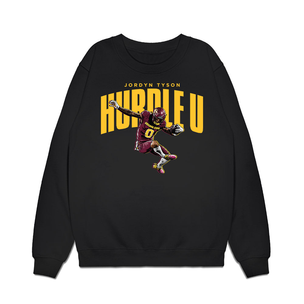 Arizona State - NCAA Football : Jordyn Tyson - Hurdle U Premium Crewneck Sweatshirt-0