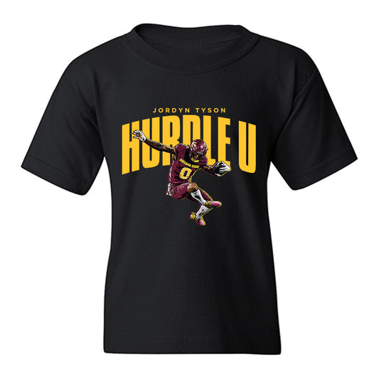 Arizona State - NCAA Football : Jordyn Tyson - Hurdle U Youth T-Shirt-0