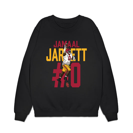 USC - NCAA Football : Jamaal Jarrett - Premium Crewneck Sweatshirt-0