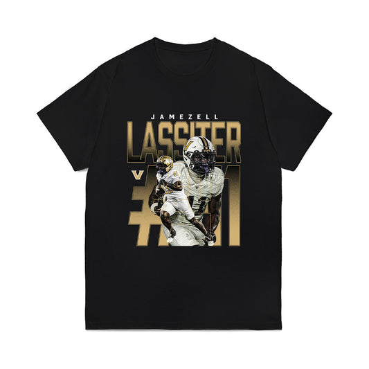 Vanderbilt - NCAA Football : Jamezell Lassiter - Collage Comfort Colors T-Shirt-0