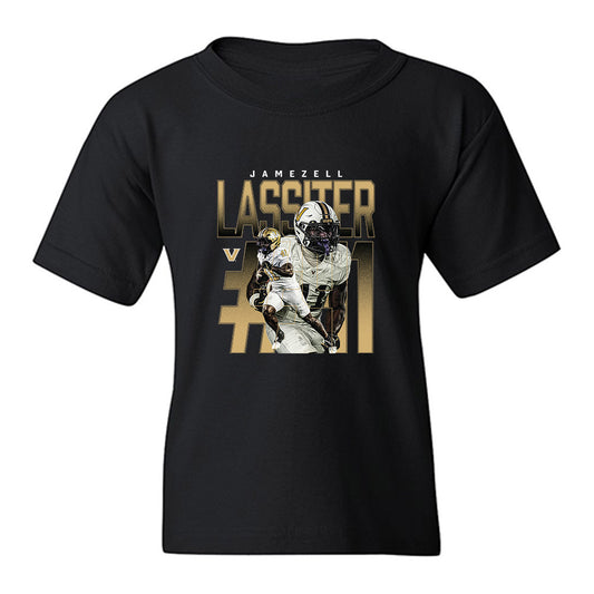 Vanderbilt - NCAA Football : Jamezell Lassiter - Collage Youth T-Shirt-0
