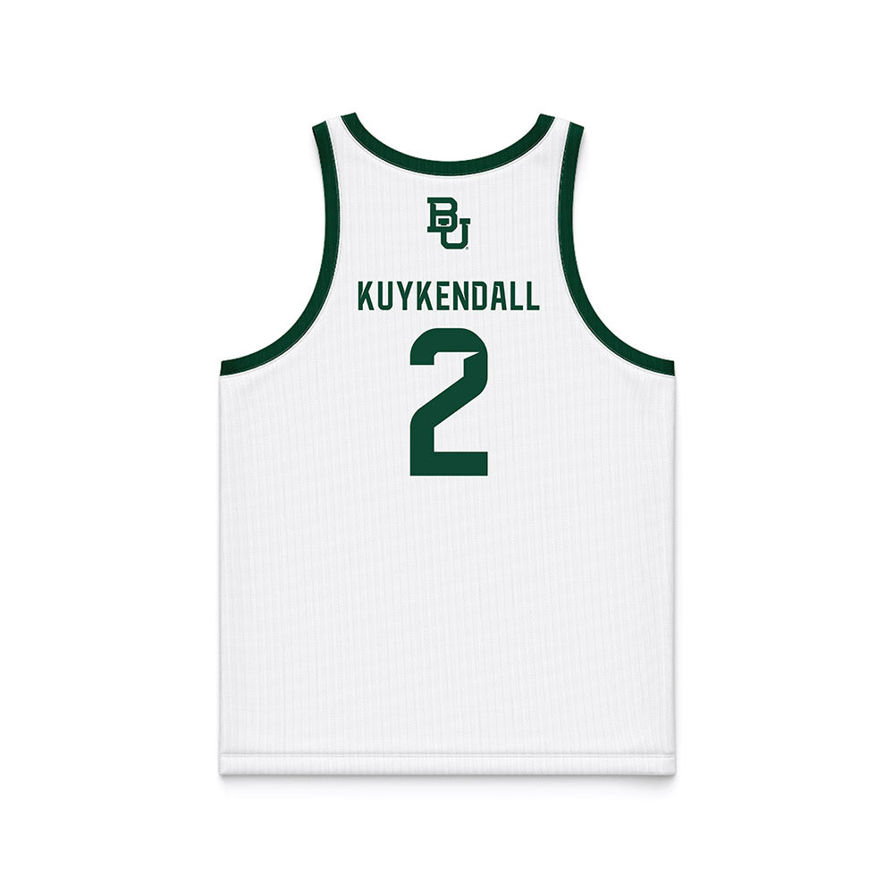 Baylor - NCAA Men's Basketball : Will Kuykendall - White Basketball Jersey-1