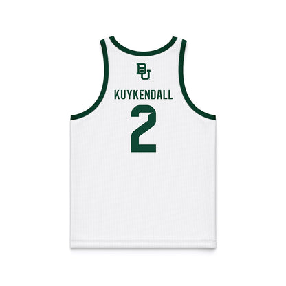 Baylor - NCAA Men's Basketball : Will Kuykendall - White Basketball Jersey-1