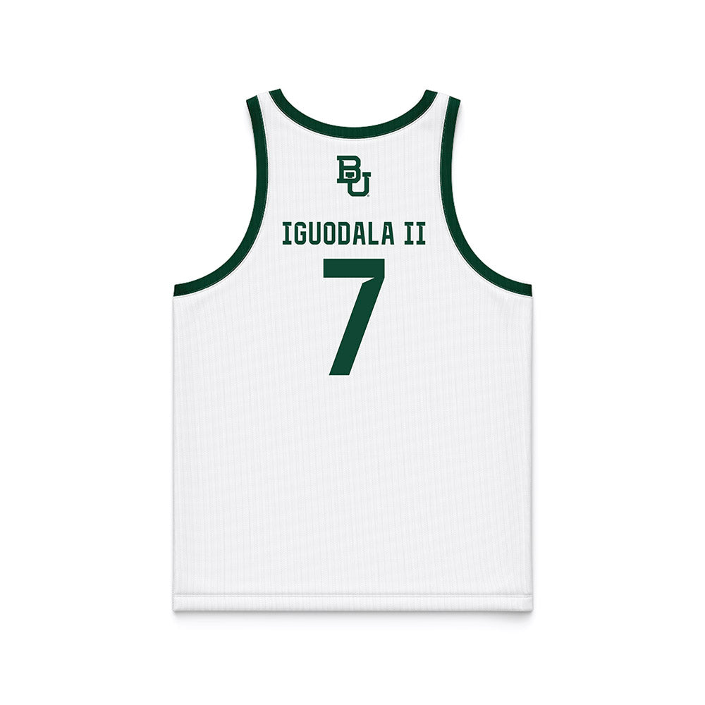 Baylor - NCAA Men's Basketball : Andre Iguodala II - White Basketball Jersey-1