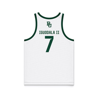 Baylor - NCAA Men's Basketball : Andre Iguodala II - White Basketball Jersey-1