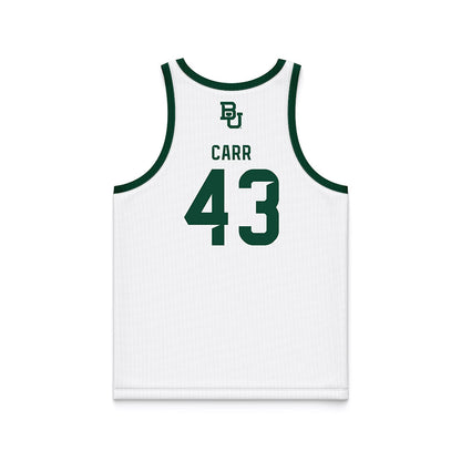 Baylor - NCAA Men's Basketball : Cameron Carr - White Basketball Jersey-1