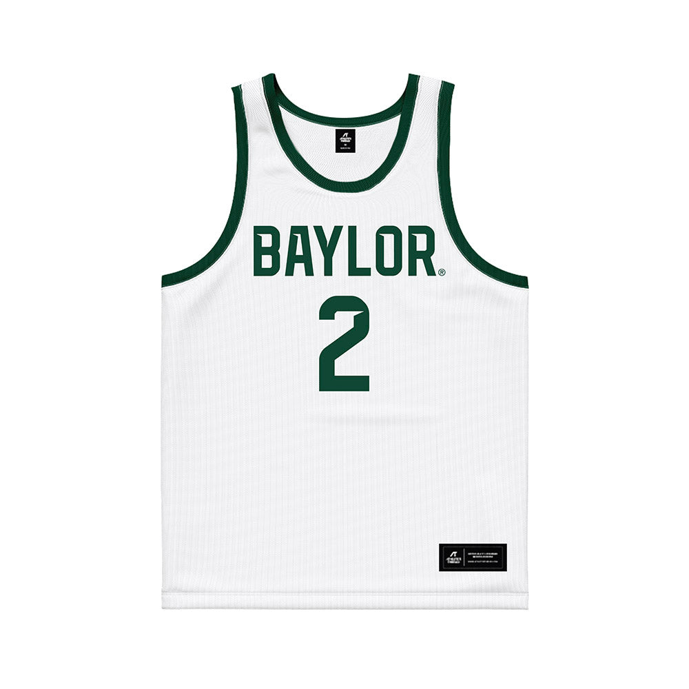 Baylor - NCAA Men's Basketball : Will Kuykendall - White Basketball Jersey-0