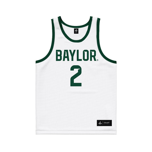Baylor - NCAA Men's Basketball : Will Kuykendall - White Basketball Jersey-0
