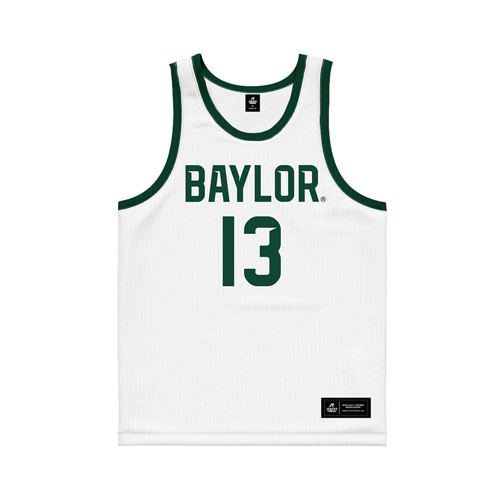 Baylor - NCAA Men's Basketball : James Goodis - White Basketball Jersey-0