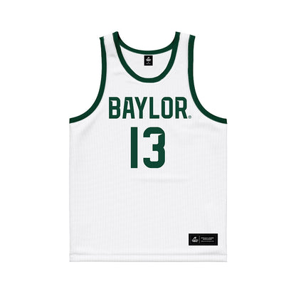 Baylor - NCAA Men's Basketball : James Goodis - White Basketball Jersey-0