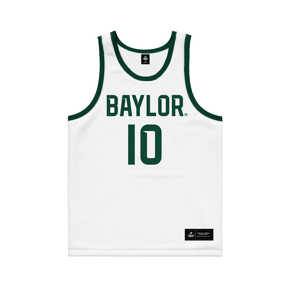 Baylor - NCAA Men's Basketball : Isaac Williams - White Basketball Jersey-0