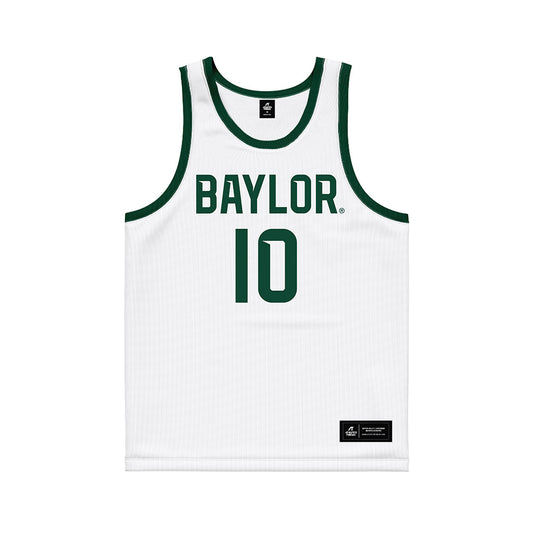 Baylor - NCAA Men's Basketball : Isaac Williams - White Basketball Jersey-0