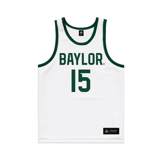 Baylor - NCAA Men's Basketball : Ramon Soyoye - White Basketball Jersey-0