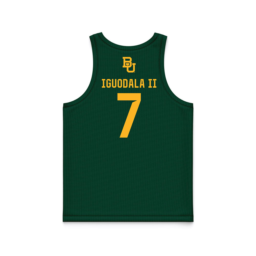Baylor - NCAA Men's Basketball : Andre Iguodala II - Green Basketball Jersey-1