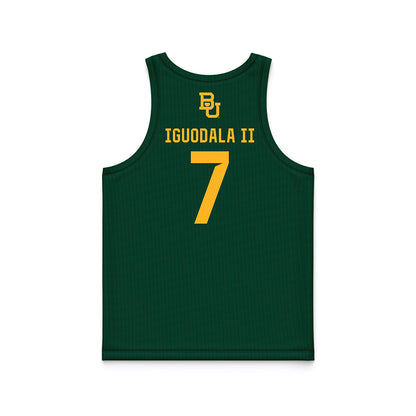 Baylor - NCAA Men's Basketball : Andre Iguodala II - Green Basketball Jersey-1