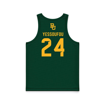 Baylor - NCAA Men's Basketball : Tounde Yessoufou - Green Basketball Jersey-1