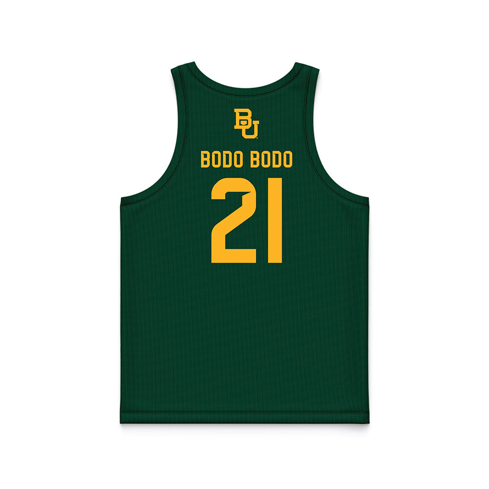 Baylor - NCAA Men's Basketball : Juslin Bodo Bodo - Green Basketball Jersey-1