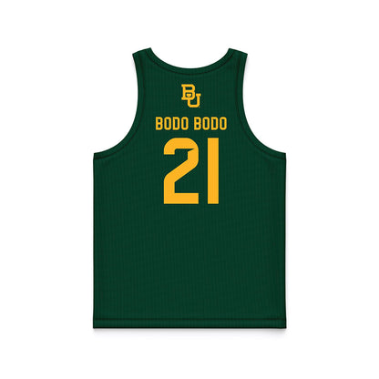 Baylor - NCAA Men's Basketball : Juslin Bodo Bodo - Green Basketball Jersey-1