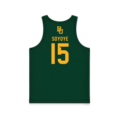 Baylor - NCAA Men's Basketball : Ramon Soyoye - Green Basketball Jersey-1