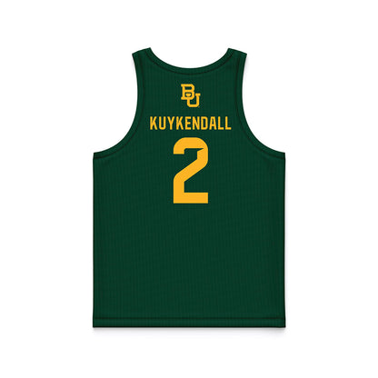 Baylor - NCAA Men's Basketball : Will Kuykendall - Green Basketball Jersey-1