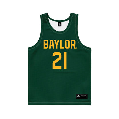Baylor - NCAA Men's Basketball : Juslin Bodo Bodo - Green Basketball Jersey-0