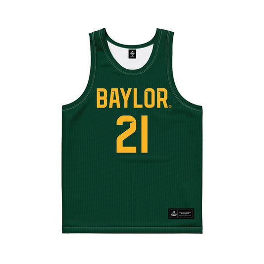 Baylor - NCAA Men's Basketball : Juslin Bodo Bodo - Green Basketball Jersey-0