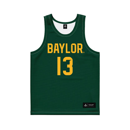Baylor - NCAA Men's Basketball : James Goodis - Green Basketball Jersey-0