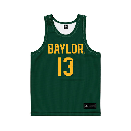 Baylor - NCAA Men's Basketball : James Goodis - Green Basketball Jersey-0