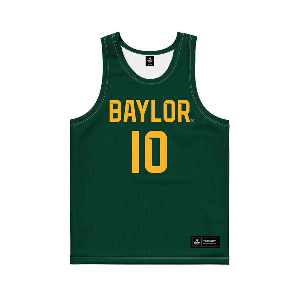 Baylor - NCAA Men's Basketball : Isaac Williams - Green Basketball Jersey-0