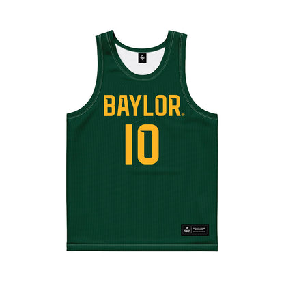 Baylor - NCAA Men's Basketball : Isaac Williams - Green Basketball Jersey-0