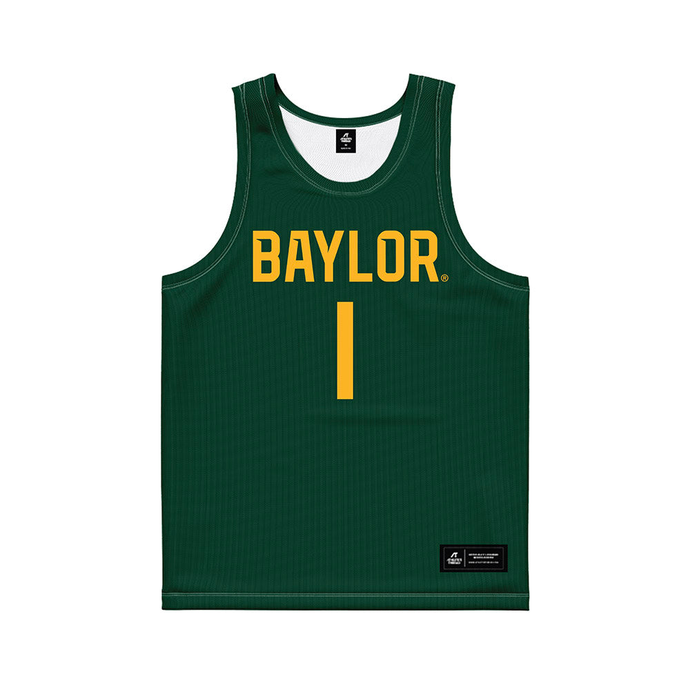 Baylor - NCAA Men's Basketball : Jaylon White - Green Basketball Jersey-0