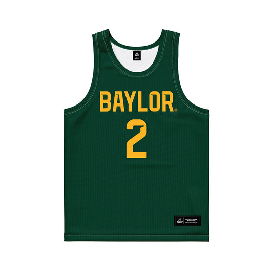 Baylor - NCAA Men's Basketball : Will Kuykendall - Green Basketball Jersey-0