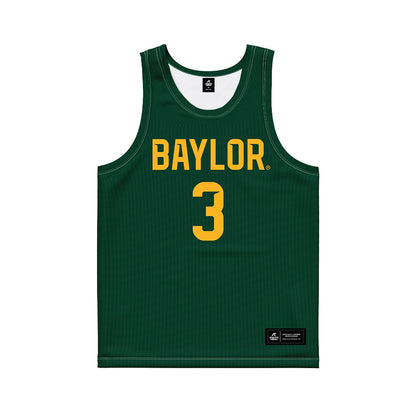 Baylor - NCAA Men's Basketball : Drew Perry - Green Basketball Jersey-0