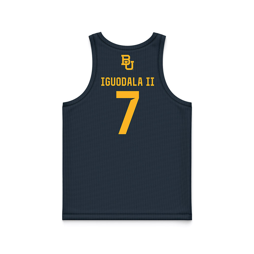 Baylor - NCAA Men's Basketball : Andre Iguodala II - Anthracite Basketball Jersey-1