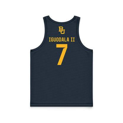 Baylor - NCAA Men's Basketball : Andre Iguodala II - Anthracite Basketball Jersey-1