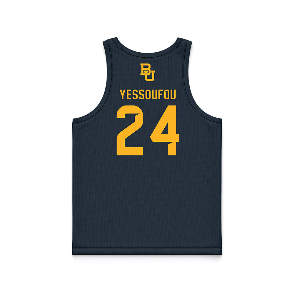 Baylor - NCAA Men's Basketball : Tounde Yessoufou - Anthracite Basketball Jersey-1