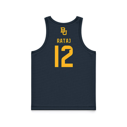 Baylor - NCAA Men's Basketball : Michael Rataj - Anthracite Basketball Jersey-1
