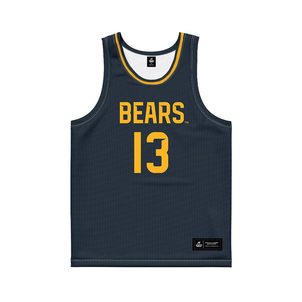Baylor - NCAA Men's Basketball : James Goodis - Anthracite Basketball Jersey-0