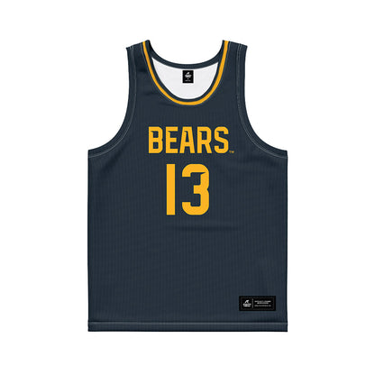 Baylor - NCAA Men's Basketball : James Goodis - Anthracite Basketball Jersey-0