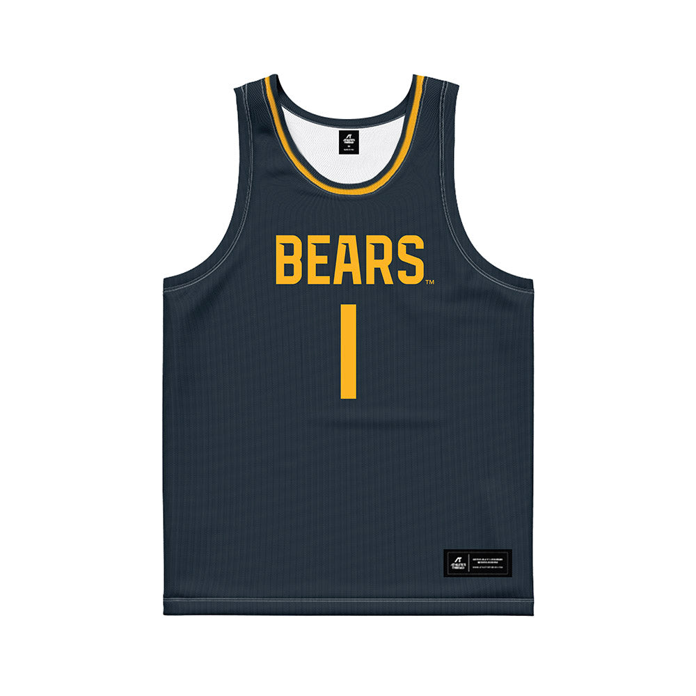 Baylor - NCAA Men's Basketball : Jaylon White - Anthracite Basketball Jersey-0