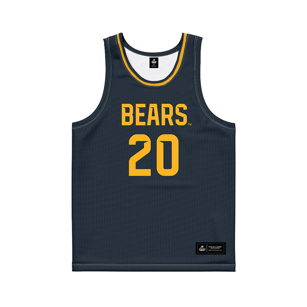 Baylor - NCAA Men's Basketball : Maikcol Perez - Anthracite Basketball Jersey-0