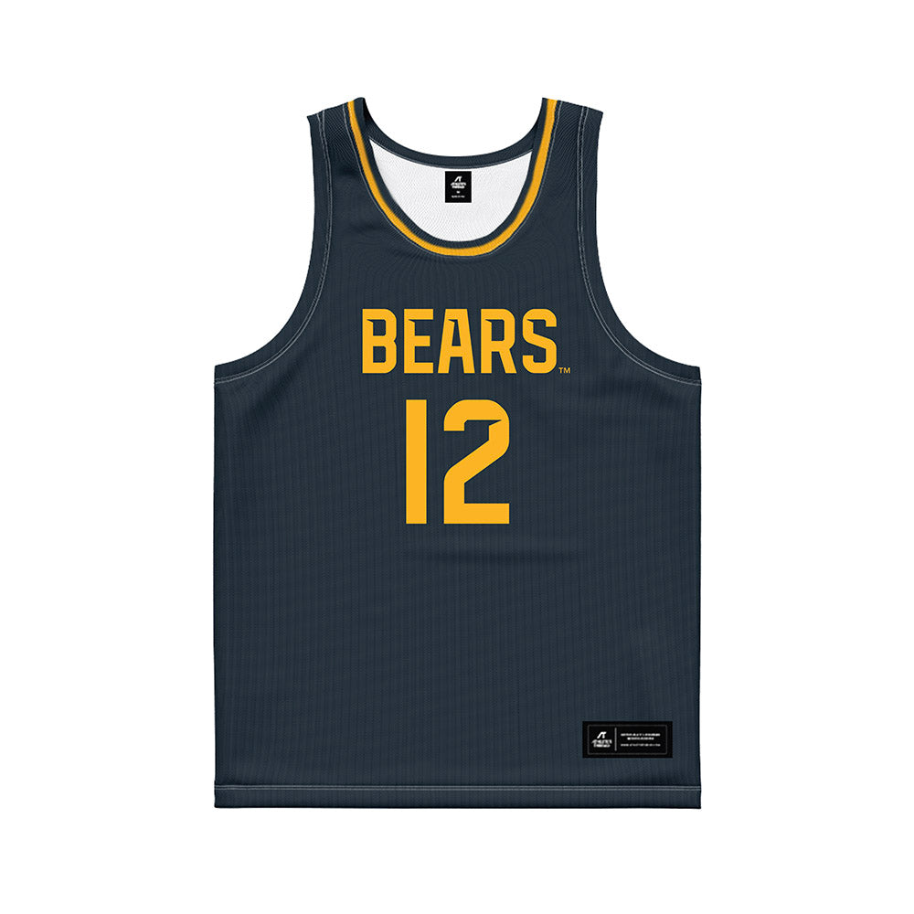 Baylor - NCAA Men's Basketball : Michael Rataj - Anthracite Basketball Jersey-0