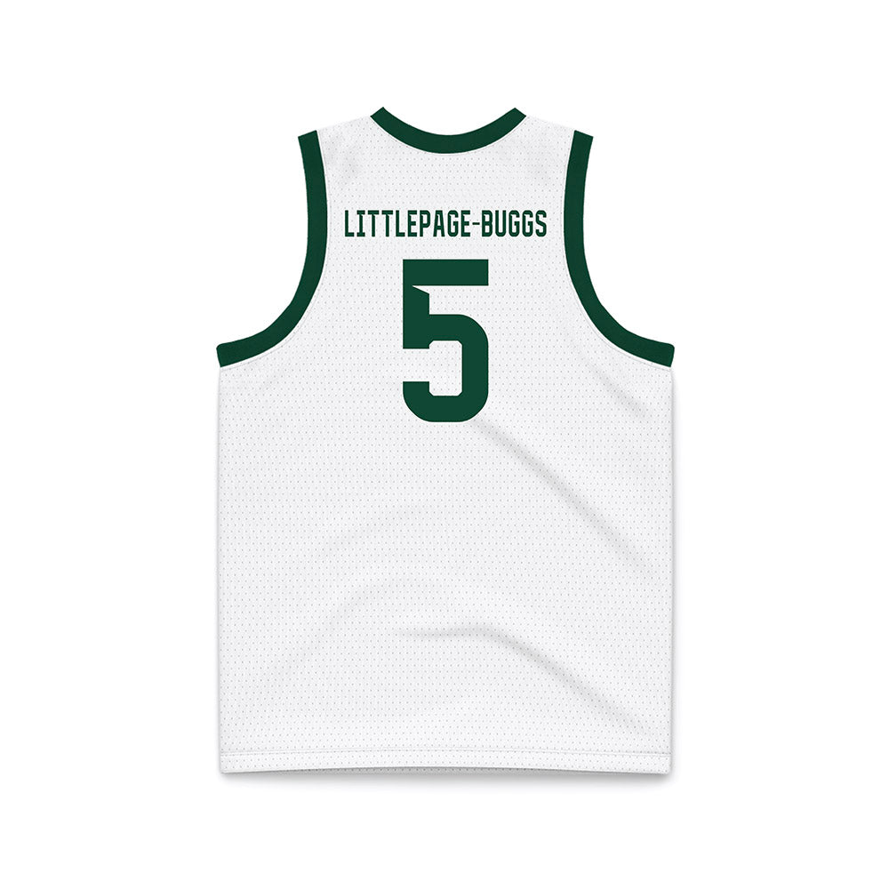 Baylor - NCAA Women's Basketball : Darianna Littlepage-Buggs - White Basketball Jersey-1