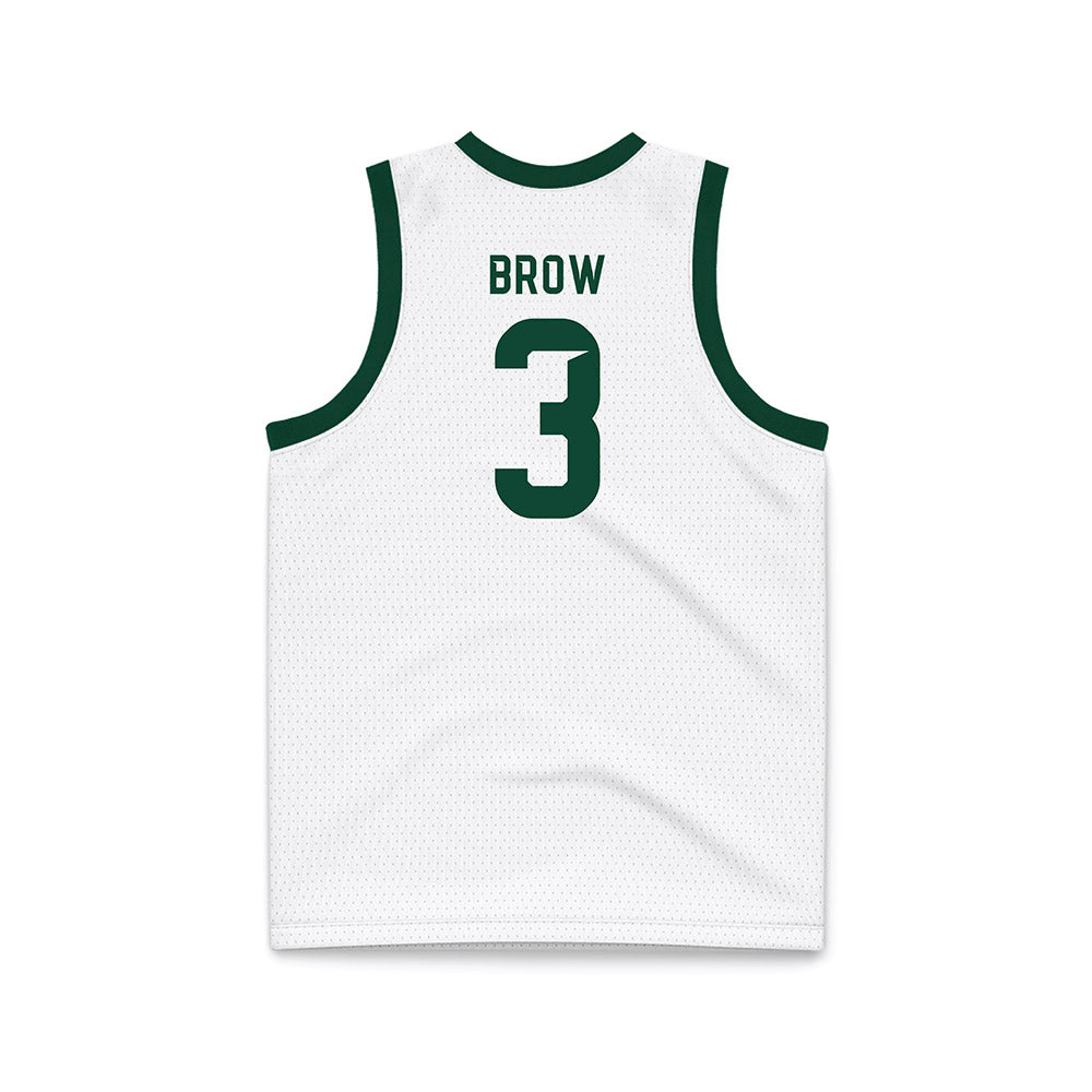 Baylor - NCAA Women's Basketball : Ella Brow - White Basketball Jersey-1