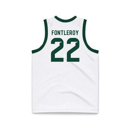 Baylor - NCAA Women's Basketball : Bella Fontleroy - White Basketball Jersey-1
